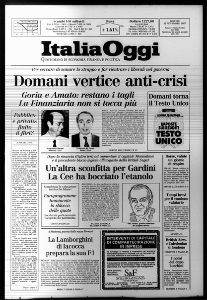 Italia oggi : quotidiano di economia finanza e politica